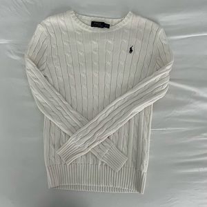 Women’s Polo Cable Knit Sweater